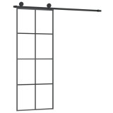 Cumpara ieftin Usa glisanta cu set feronerie, 76x205 cm, sticla ESG/aluminiu
