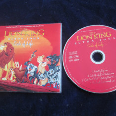 Elton John - Circle Of Life _ maxi single,cd _ Mercury ( 1994 , Germania)