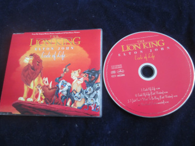 Elton John - Circle Of Life _ maxi single,cd _ Mercury ( 1994 , Germania) foto