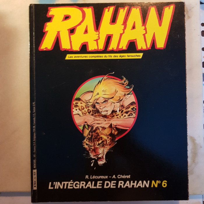 Rahan Noir. Negru. Integrale de Rahan, nr. 6