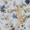 Tapet modern, tematic cu pasari, albastru, Vintage, 25756