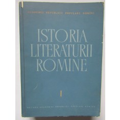 Academia R.P.R - Istoria literaturii romane vol. 1