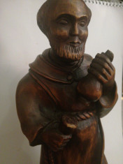 Statueta catolica Sfantul Ieremia Valahul, sfant vindecator, calugar capucin foto