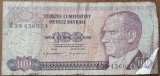 100 lire 1970, Turcia
