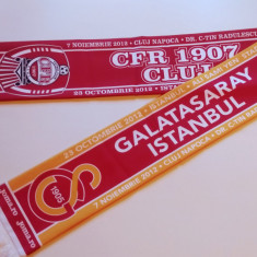 Esarfa fotbal CFR 1907 CLUJ - GALATASARAY (Champions League 2012/2013)
