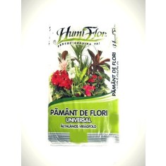 Pamant de flori universal, Humiflor, pentru plante in ghiveci, 10 L