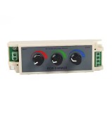 Dimmer LED RGB 3 canale x 3A, 12V-24V DC, comutator manual D312, CE Contact Electric