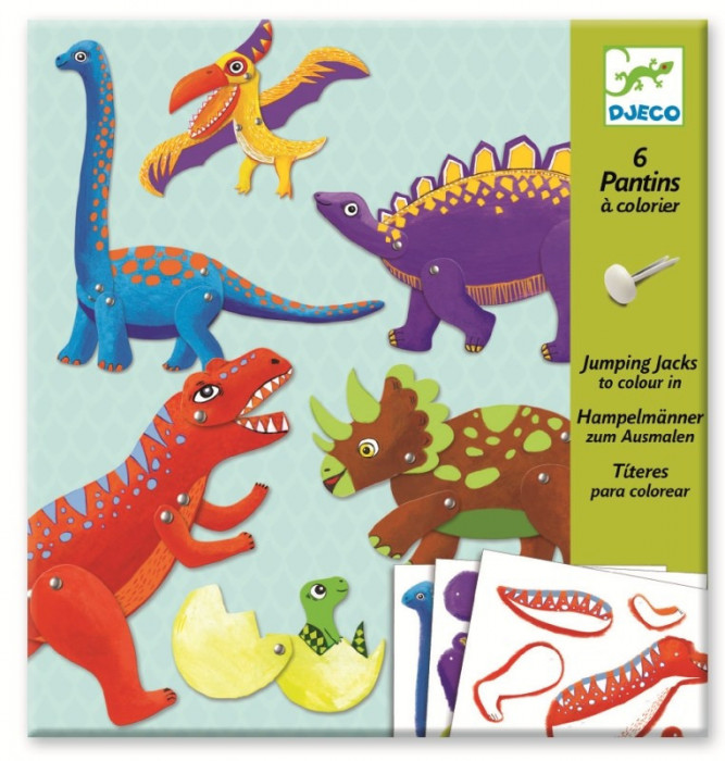 Set creativ Dinozauri in miscare