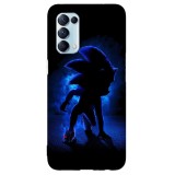 Husa compatibila cu Oppo A74 model Sonic the hedgedog, Silicon, TPU, Viceversa, Transparent, Carcasa
