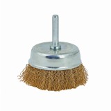 Perie sarma tip clopot 100 mm cu tija pentru bormasina Raider