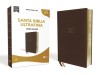 Reina Valera 1960 Santa Biblia Ultrafina Letra Gigante, Leathersoft, Caf