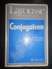 Larousse. Conjugaison 10.000 verbes, 115 conjugaisons (1987, editie cartonata) foto