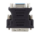 ADAPTOR video SPACER, DVI-I DL (T) la VGA (M), negru, &quot;SPA-DVI-VGA&quot; (timbru verde 0.08 lei)