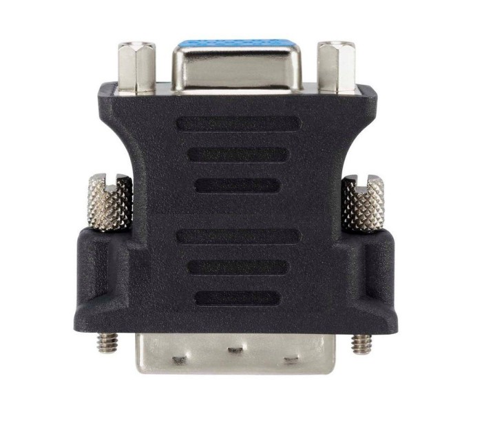 ADAPTOR video SPACER, DVI-I DL (T) la VGA (M), negru, &quot;SPA-DVI-VGA&quot; (timbru verde 0.08 lei)