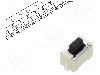 Microintrerupator 6x3.5x3.5mm, OFF-(ON), SPST-NO, ALPS - SKQMATE010