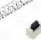 Microintrerupator 6x3.5x3.5mm, OFF-(ON), SPST-NO, ALPS - SKQMATE010