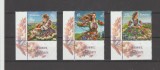 ROMANIA 2024 FLORILE CULORILOR Serie 3 timbre LP.2465 MNH**