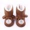 Cizmulite crosetate - Brown Teddy (Marime Disponibila: 6-9 luni (Marimea 19