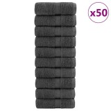 Cumpara ieftin Prosoape de baie premium, SOLUND, 50 buc., antracit, 30x30 cm, 600 g/m&sup2;