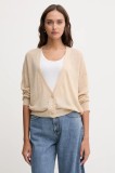 United Colors of Benetton cardigan de l&acirc;nă culoarea bej, light, 109PD6056