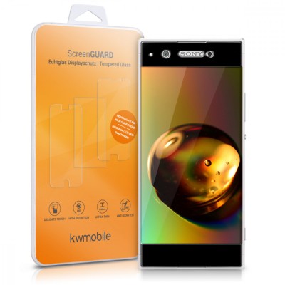 Folie de protectie pentru Sony Xperia XA1 Ultra, kwmobile, Fata, Negru, 44755.01 foto