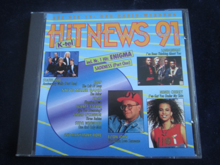 various - Hit New 91 _ cd,compilatie _ K-tel ( Elvetia , 1991 )