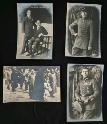 Set Carte Postala Regalitate Primul Razboi Mondial 50 bucati foto