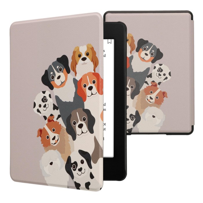 Husa Kwmobile pentru Amazon Kindle Paperwhite 11, Multicolor, Piele ecologica, KWM000017FL024C