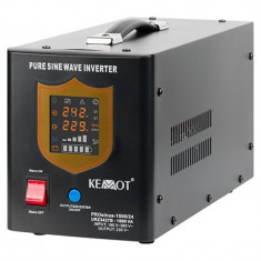 UPS centrale Sinus PUR 1500VA 24V Kemot, Negru