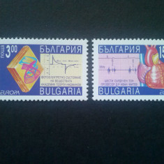 BULGARIA 1994 EUROPA - INVENTII SI DESCOPERIRI Serie 2 valori MNH**