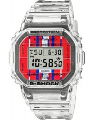 Ceas Barbati, Casio G-Shock, Digital DWE-5600KS-7ER, Set cu 2 bratari si carcase suplimentare - Marime universala