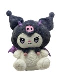 Kuromi din seria Hello Kitty (My Melody) Sanrio cu aripi 30cm