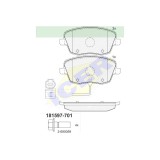 Set placute frana Icer 181597701, parte montare : Punte Fata, Seat Cordoba, Ibiza 4, Ibiza 5; Skoda Fabia 2 5J, Fabia 1, Roomster; Vw Polo, Polo