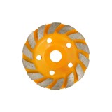 Disc cupa diamantata ROTOR 125 mm Turbo pentru slefuit beton si piatra