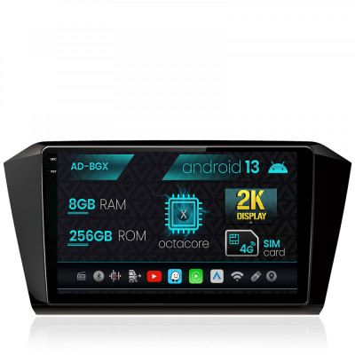 Navigatie Volkswagen Passat B8, Android 13, X-Octacore 8GB RAM + 256GB ROM, 10.35 Inch - AD-BGX10008+AD-BGRKIT037 foto