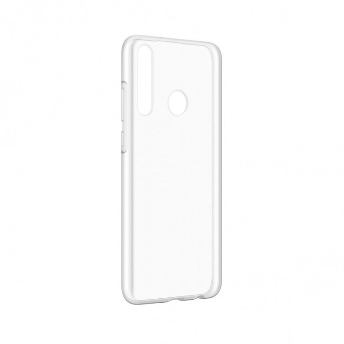 Husa Originala Huawei Y6P Transparenta Flexibile Clear Case + Cablu de date CADOU