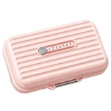 Cutie medicamente, flippy, roz, 7 compartimente, portabila si compacta, 11x7.2x3.5 cm, ideala pentru uzul cotidian