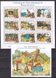 St.Vincent 1998 Disney MI 4349-4357 klb + bl.454 MNH w67, Nestampilat