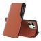 Husa Xiaomi Redmi Note 13 4G Eco Leather View flip tip carte, portocaliu