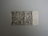 Anonim veche xilogravura scena biblica Anglia 1539, Istorice, Cerneala, Altul