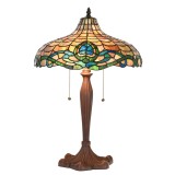 Cumpara ieftin Veioza decorativa sticla polirasina multicolor Tiffany 41x60 cm