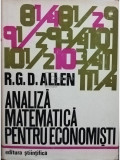 R. G. D. Allen - Analiza matematica pentru economisti (editia 1971)