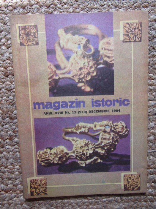 REVISTA MAGAZIN ISTORIC (DECEMBRIE, 1984)