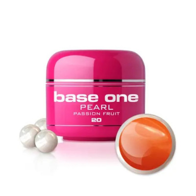 Gel UV Silcare Base One Pearl - Passion Fruit 20, 5g foto