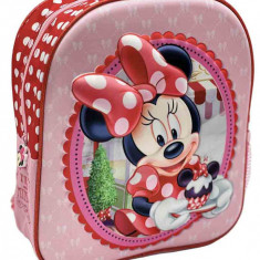 Ghiozdan gradinita fete: Minnie 3D