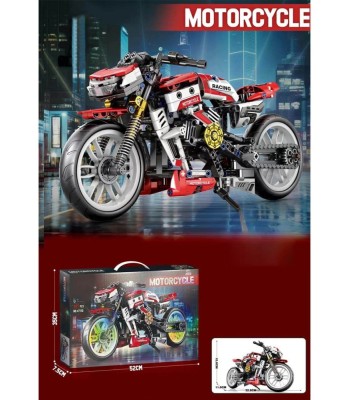 Constructor Motor Roșu Mare 467 Piese foto