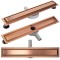Rigola liniara Rea Pure Neo brushed copper 60