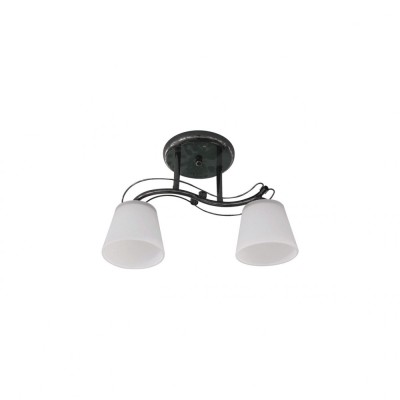 Lustra Aria Crom+Alb 2xE27 60W foto