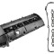 Capac culbutori motor Bmw Seria 3 E46 320, 325, 330 2002-, 5 E60 520, 525, 530 2002-, X3 E83 2.5, 3.0 2004-, X5 E53 3.0 2002-, NTY BPZ-BM-008