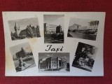 Iasi - imagini multiple - carte postala circulata 1962, Fotografie